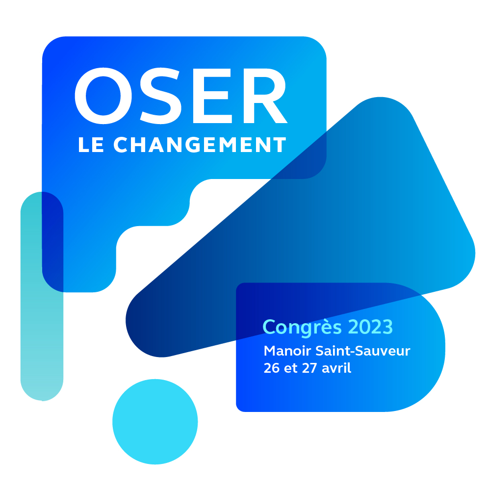 visuel congrès AQPM 2023: Oser le changement